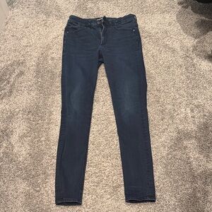 Express Women's Deep Indigo Skinny Jeans